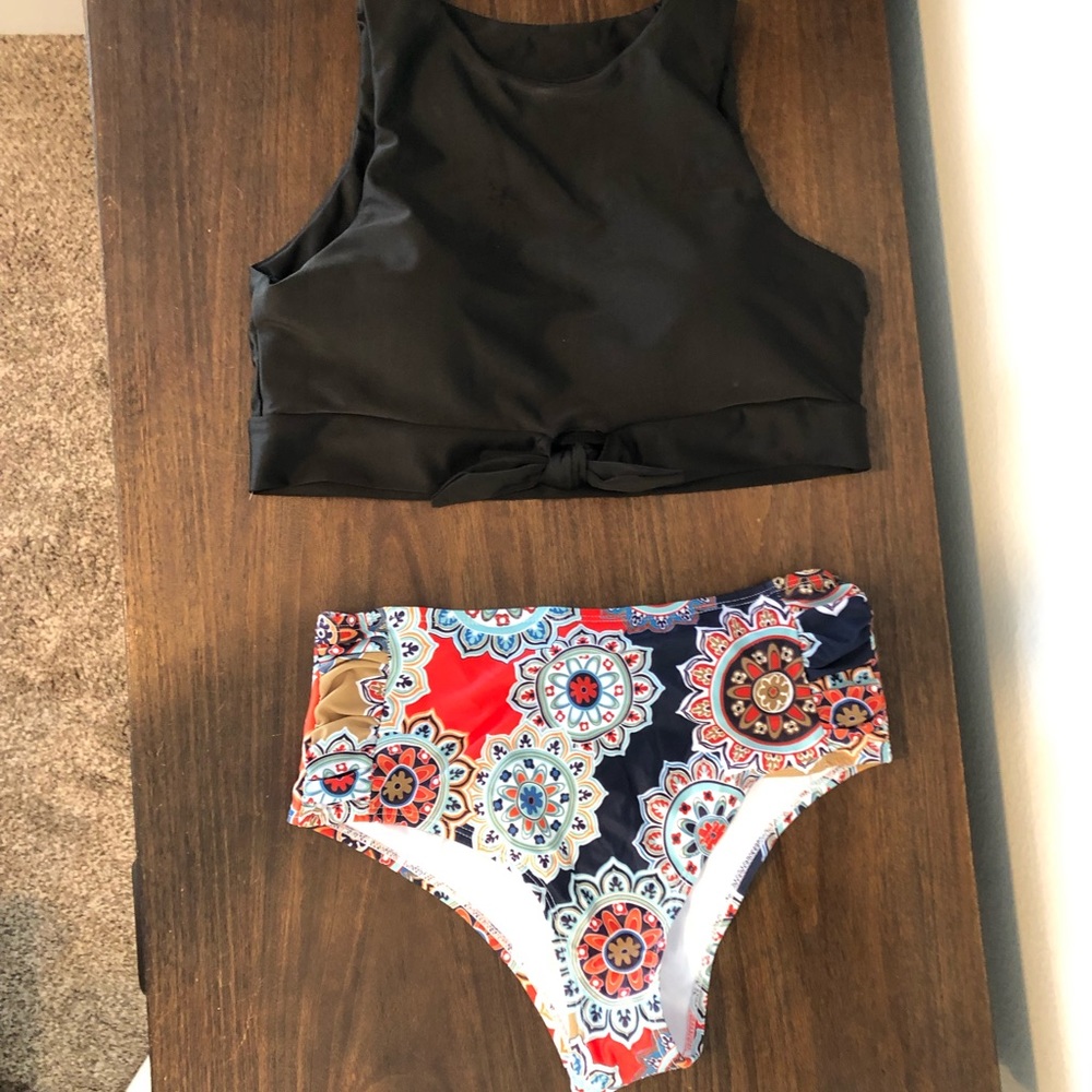 high waisted bikini